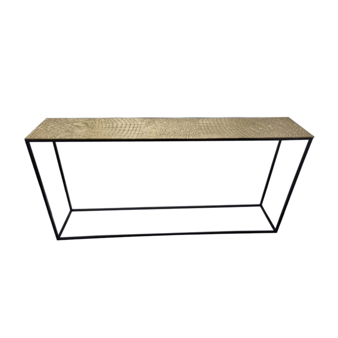 Snake Console Table - Antique Brass 163cm image 0
